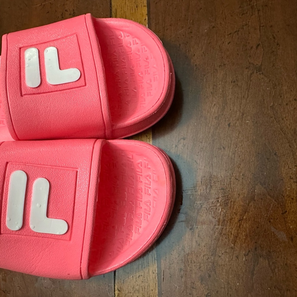 FILA Pink Slide Sandals